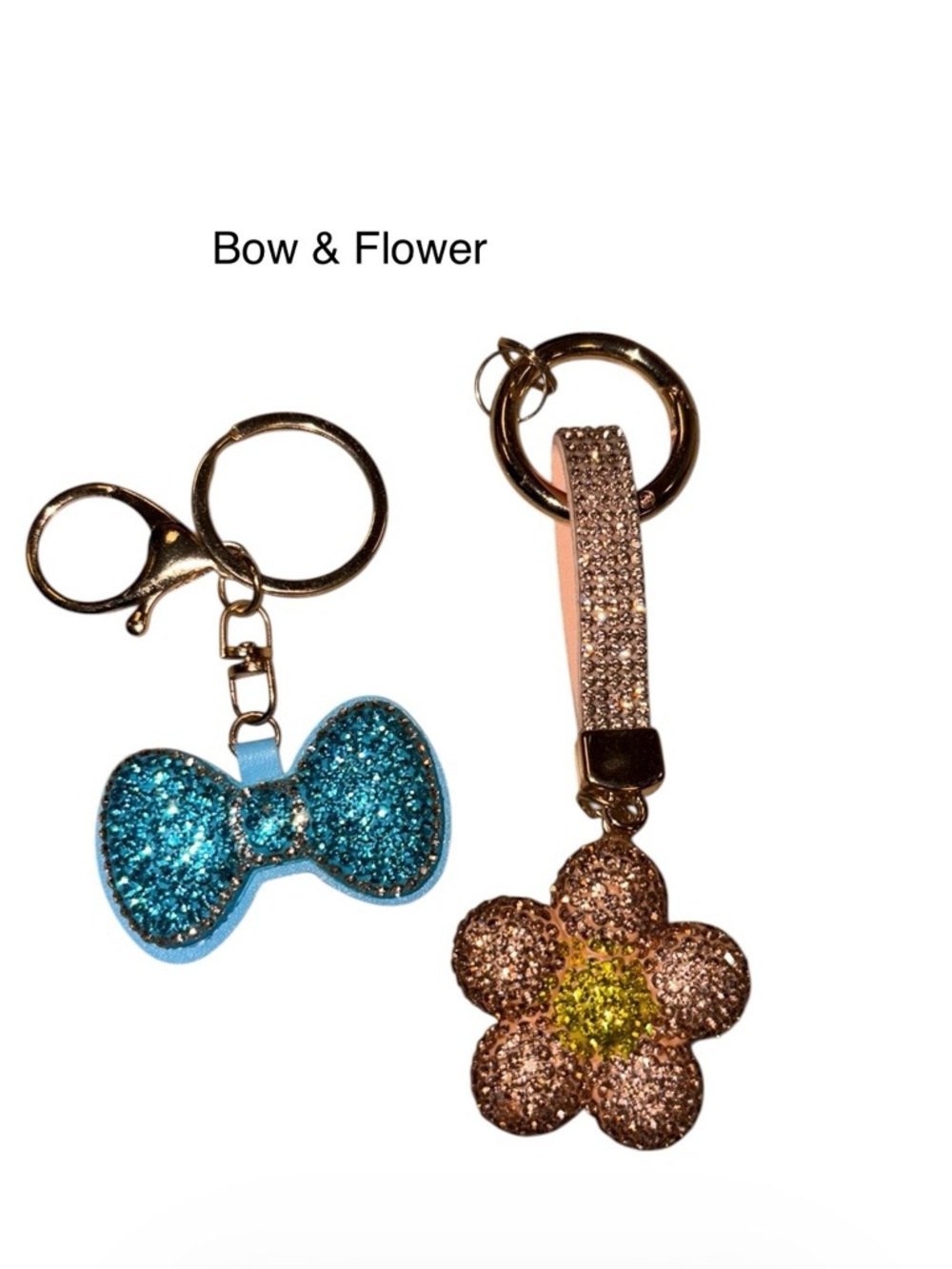 Rhinestone Keychains/Bag Charms - Pick One - Picture 5 of 9